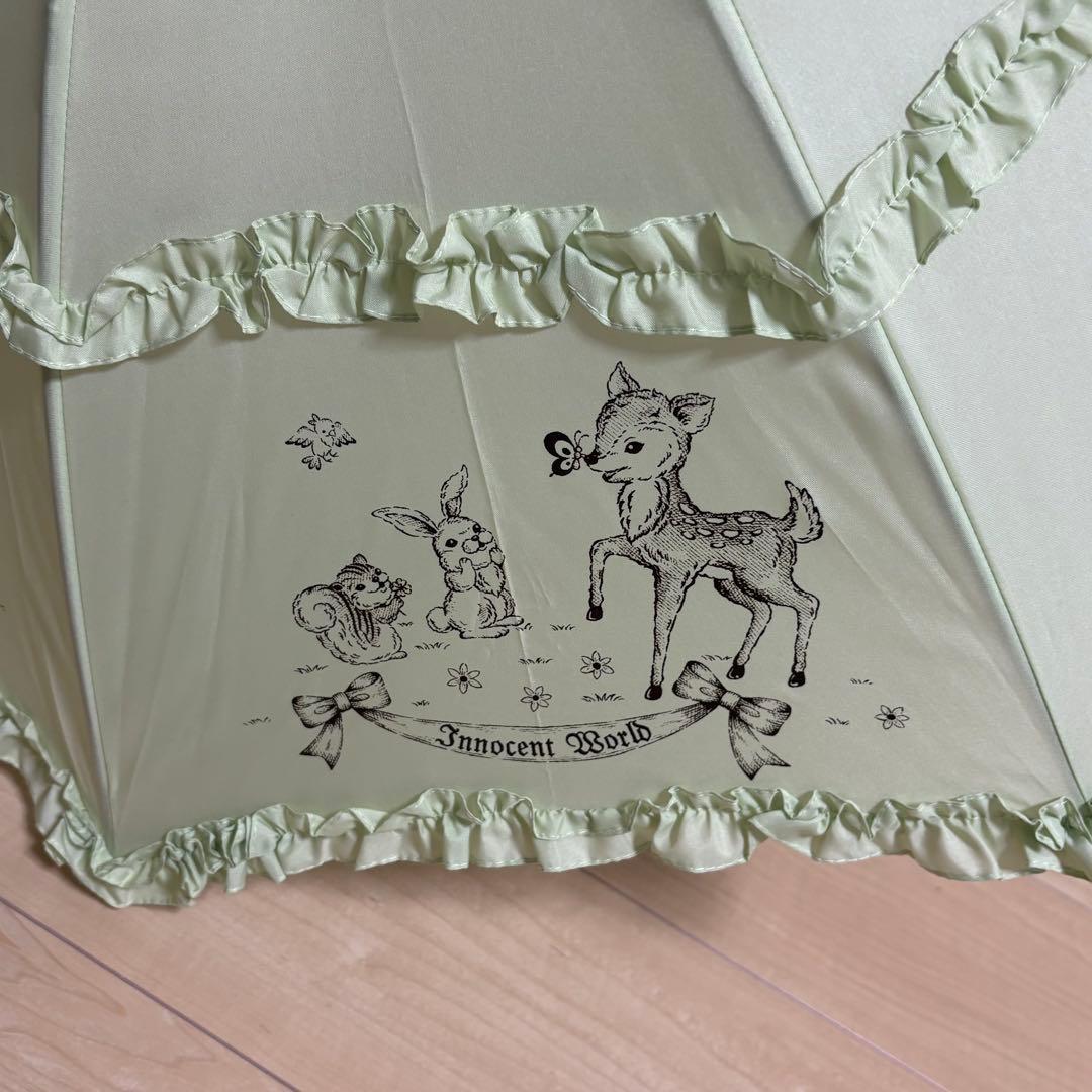 未使用⭐︎タグ付き　イノセントワールド　フリル付き日傘