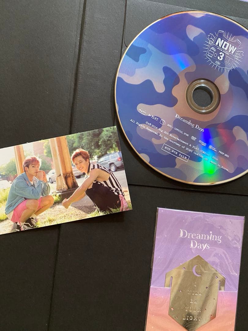 BTS NOW3 Dreaming days トレカ:ジョングク&ジミン