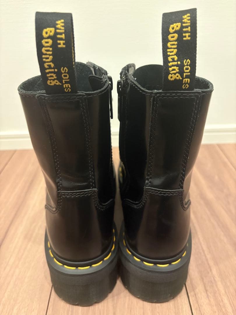 【美品】Dr.Martens JADON UK7 黒 厚底 8ホール 26cm