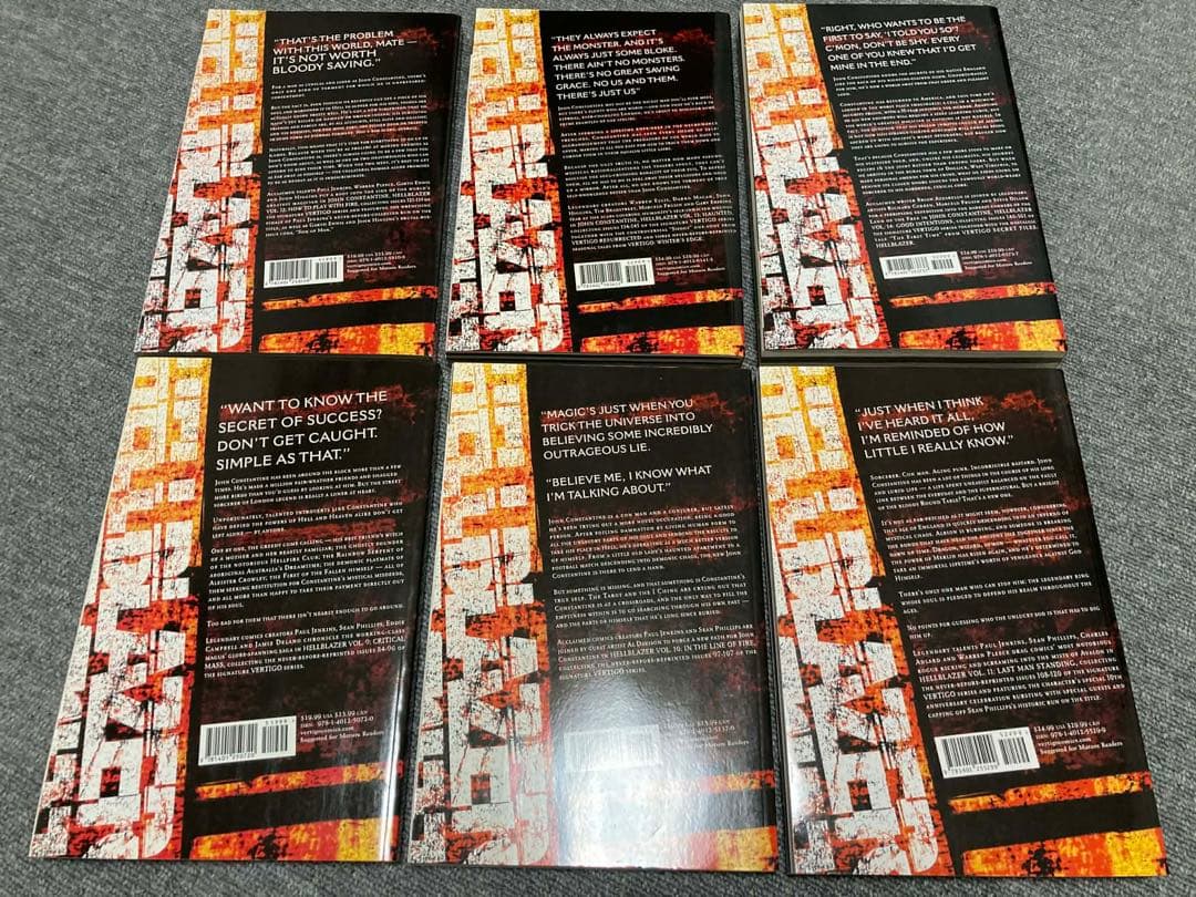 Hellblazer ヘルブレイザー 第9巻～第14巻 セット まとめ売り