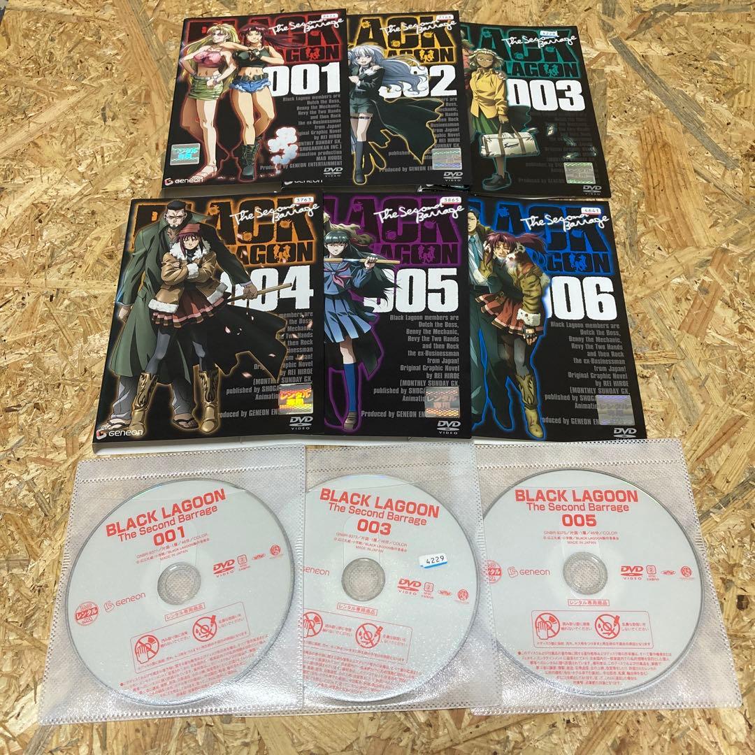 全17巻 ブラックラグーン 1期 2期 3期 DVD レンタル落ち
