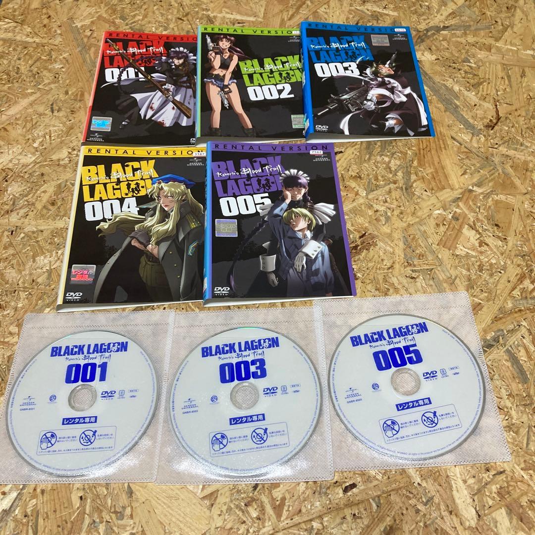 全17巻 ブラックラグーン 1期 2期 3期 DVD レンタル落ち
