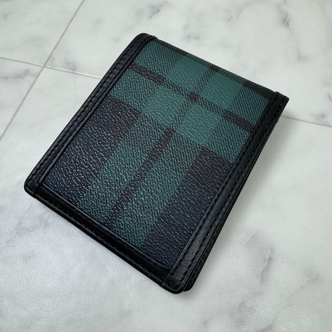 【新品】ポロラルフローレン 財布 二つ折り チェック柄