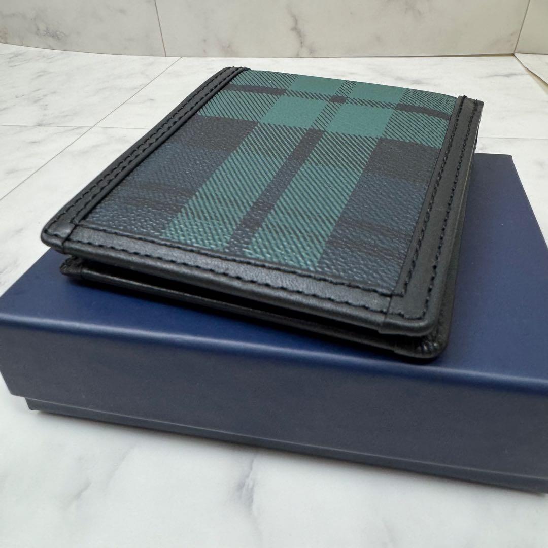 【新品】ポロラルフローレン 財布 二つ折り チェック柄