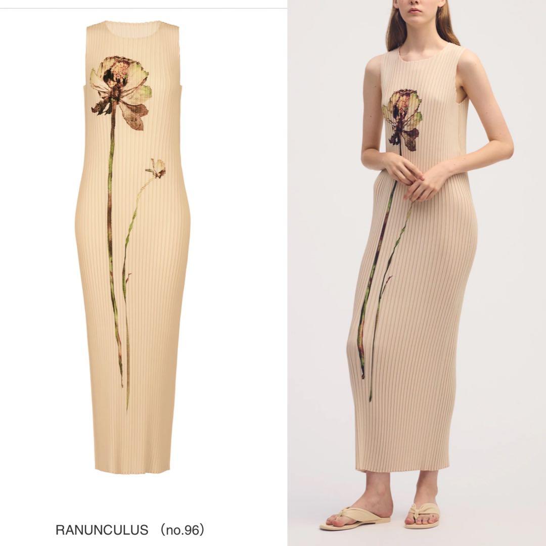 2025SS イッセイミヤケPRESSED FLORA PLEATSワンピース