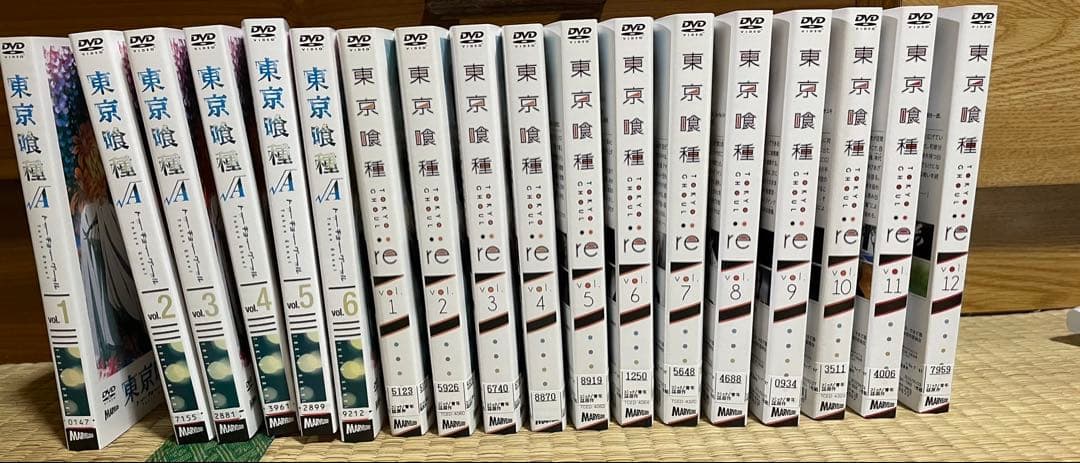 東京喰種トーキョーグール レンタル落ちアニメ dvd 全巻セット