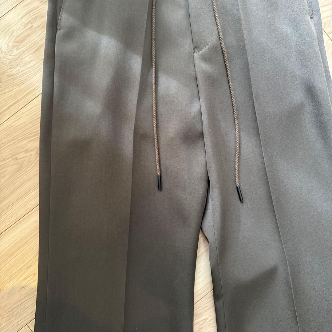 【THE RERACS】THE EASY SLACKS FLARE(KHAKI)