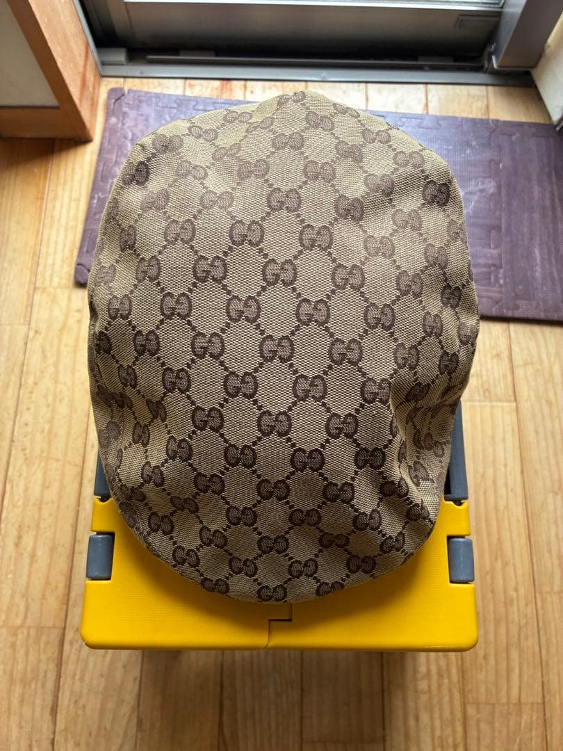Gucci GGパターン キャスケット ベージュ、ハンチング size XL