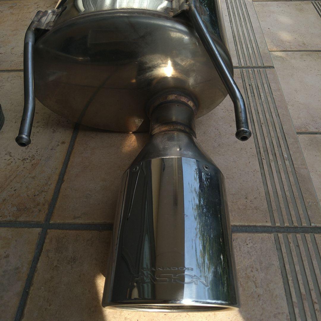 希少?ガナドール AVV50 カムリハイブリッド モデリスタエアロ用 マフラー