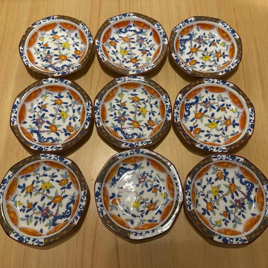 rohan 京友禅　伊万里　翔優作　 9枚セット　小皿　11センチ