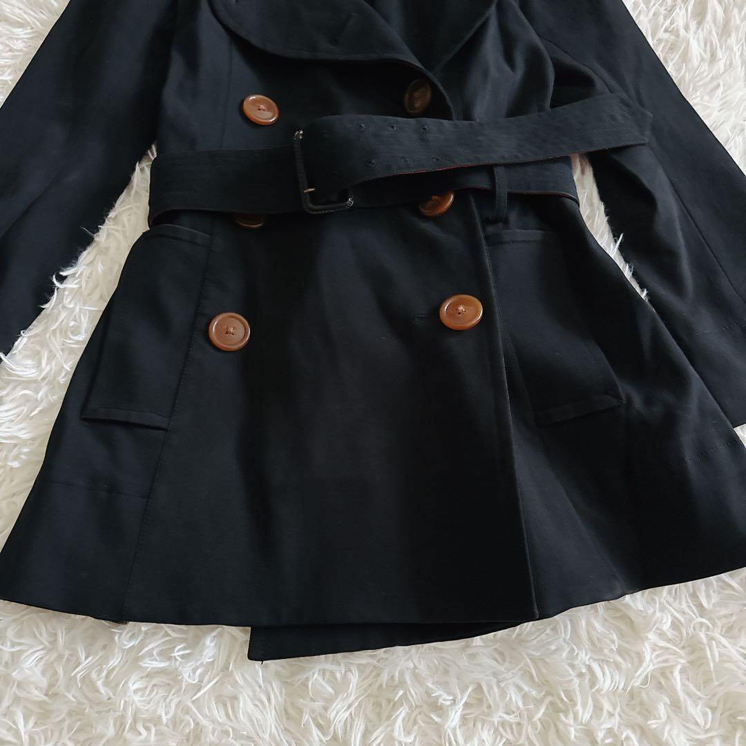 ヴィヴィアンウエストウッド トレンチコート ラブ ハート型 3サイズ ブラック