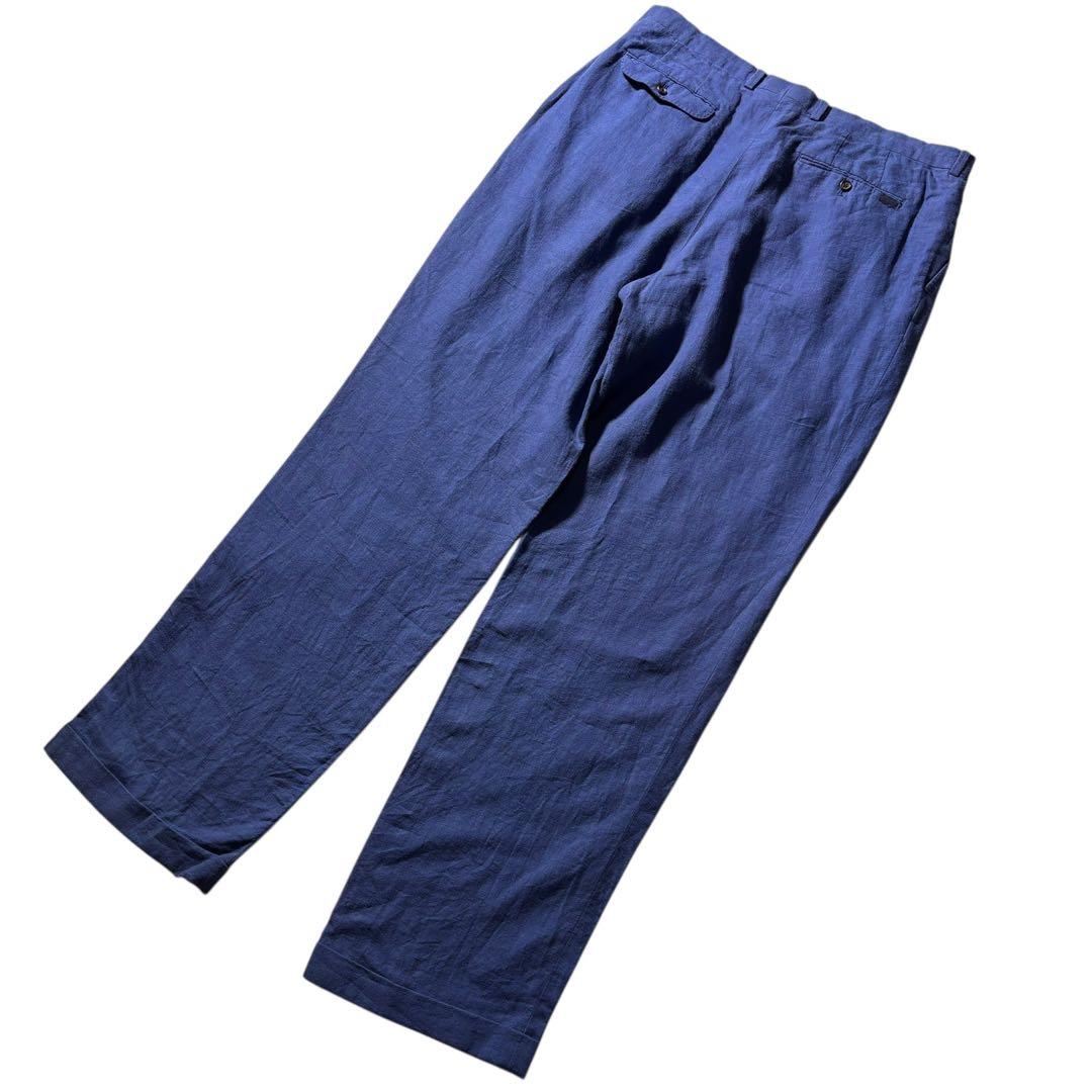 ✨️美品✨️パパス papas スーツ上下セット 2ピース メンズ Lサイズ リネン