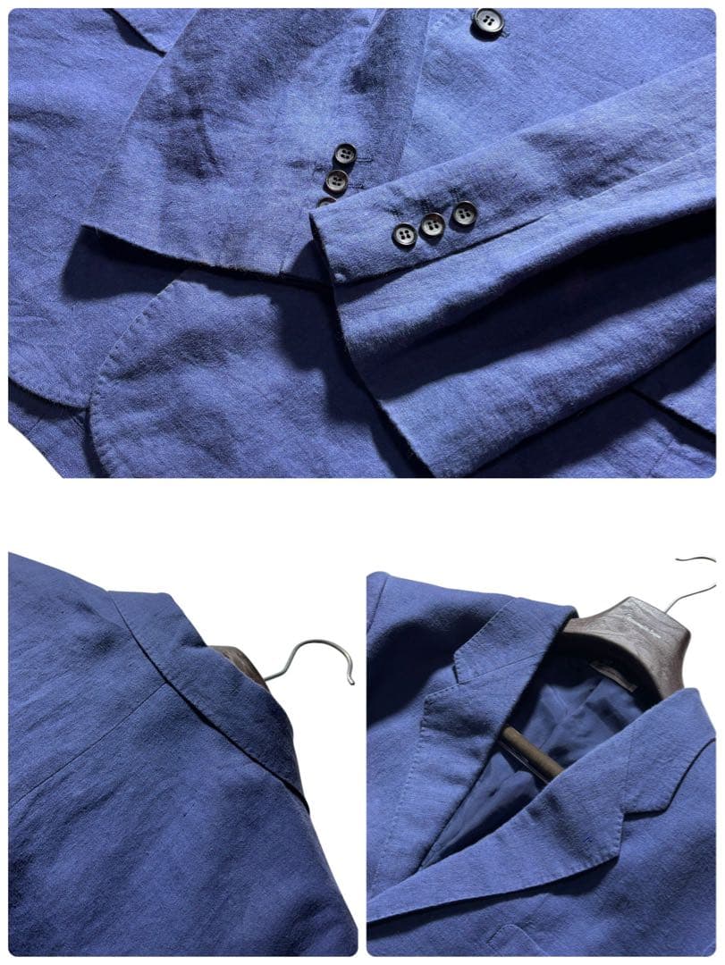 ✨️美品✨️パパス papas スーツ上下セット 2ピース メンズ Lサイズ リネン