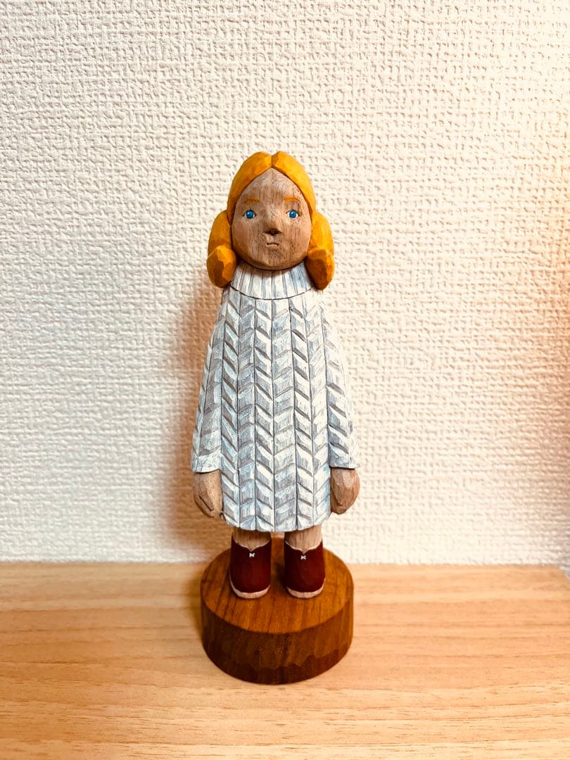 江籠正樹 作 『女の子』大型作品（約17cm）