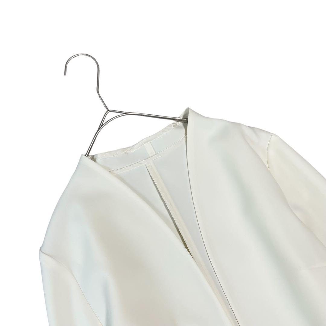 25SS✨未使用✨SOEJU ストレッチファインライトジャケット 白 M 洗える