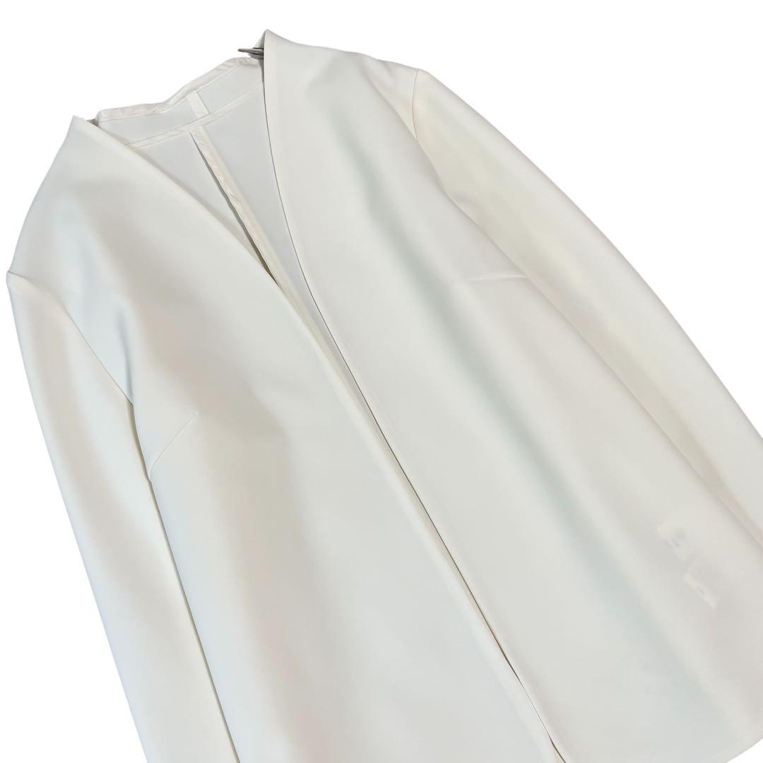 25SS✨未使用✨SOEJU ストレッチファインライトジャケット 白 M 洗える