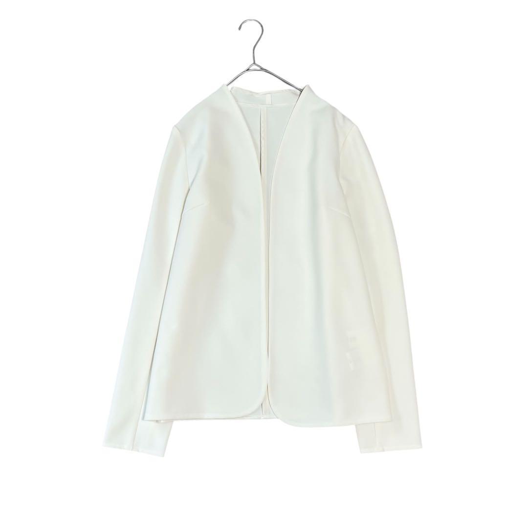 25SS✨未使用✨SOEJU ストレッチファインライトジャケット 白 M 洗える