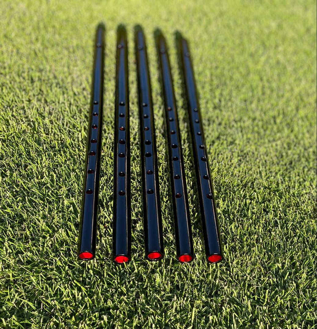 篠笛 漆黒の七本調子4本まとめ売り