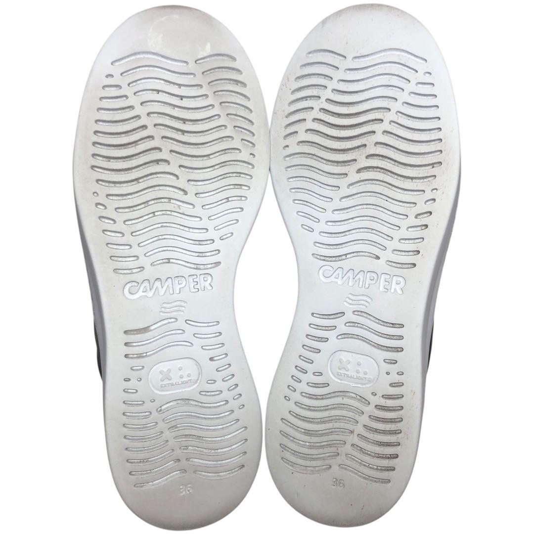 極美品 CAMPEL カンペール ランナーアップ レザースニーカー 超軽量
