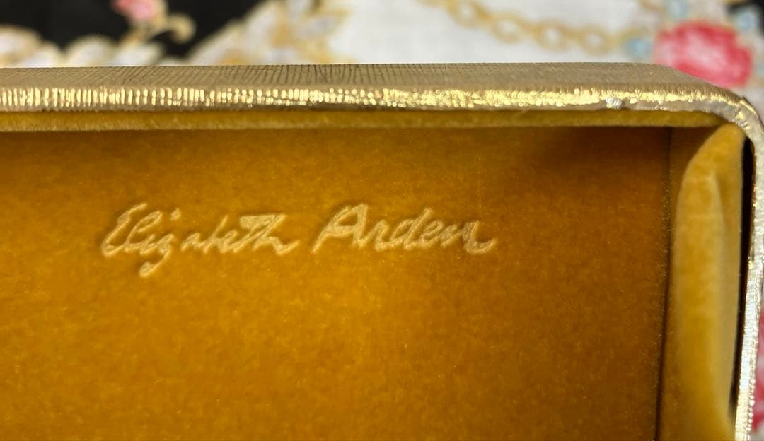 エリザベスアーデンのスクラッチバッグ　ヴィンテージ　眼鏡入れにも最高24k