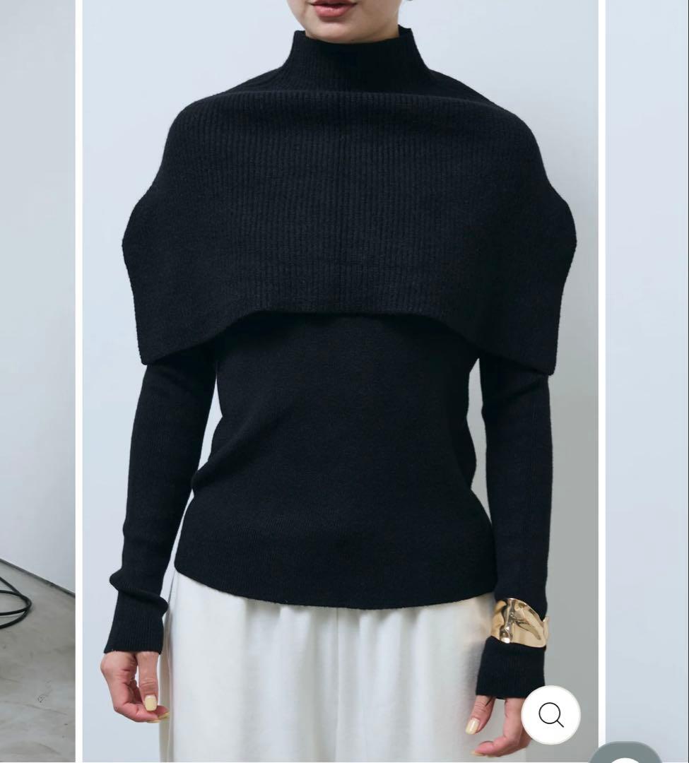 ネコさま専用【タグ付き】IAM ケープニット＋デザインデニムサロペットセット