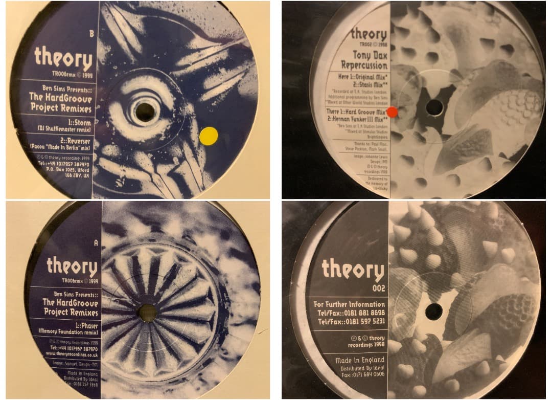 Ben Sims（UK）レコード 37点