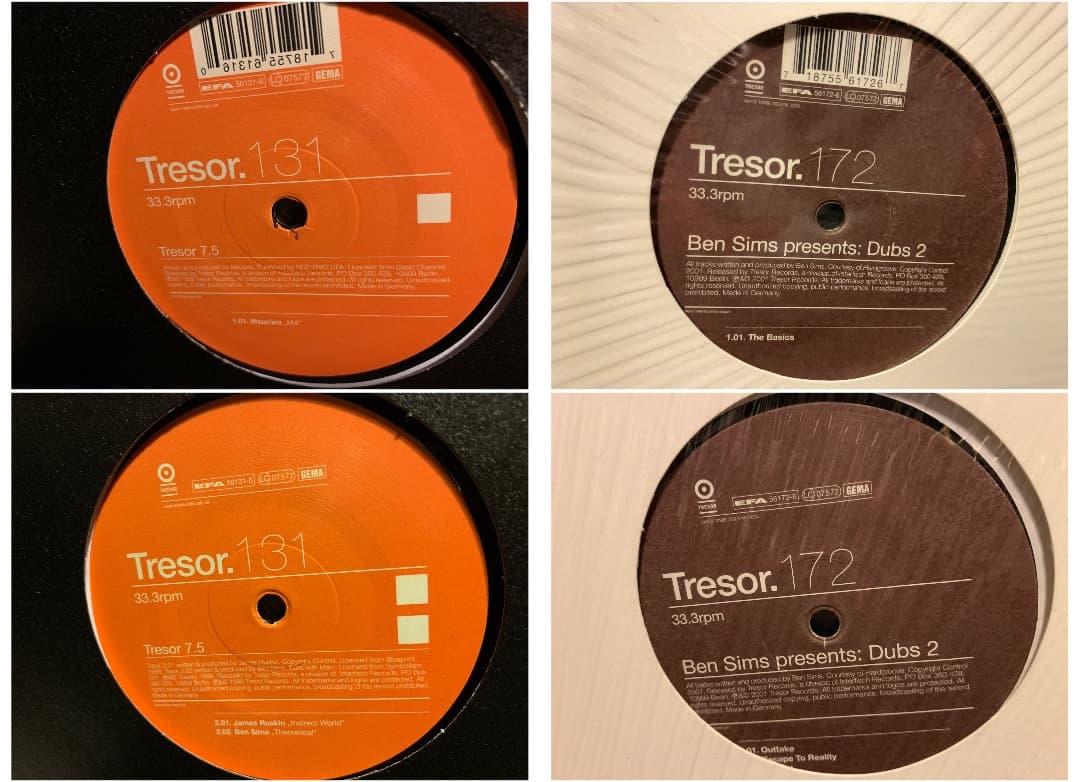 Ben Sims（UK）レコード 37点