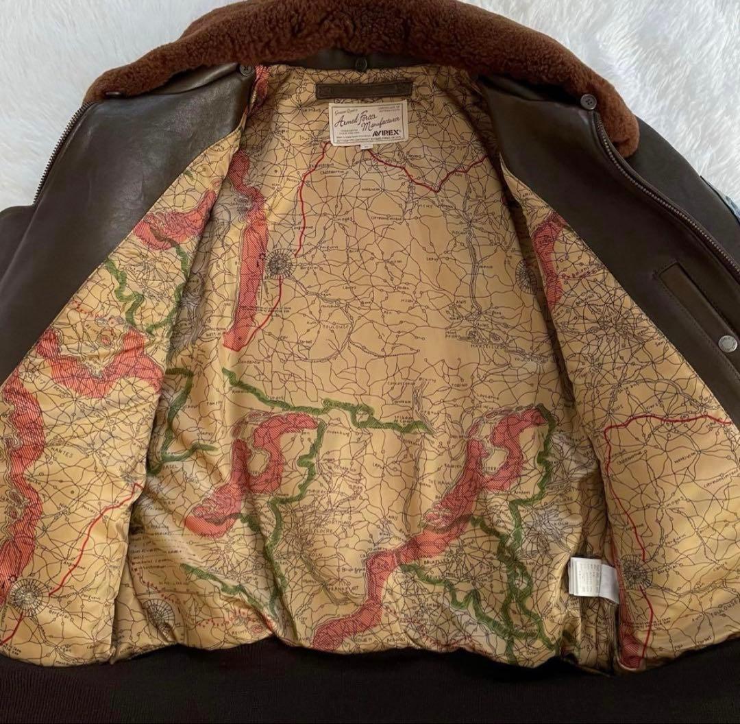 アヴィレックス フライトジャケット G-1 ラムレザー トップガンモデル