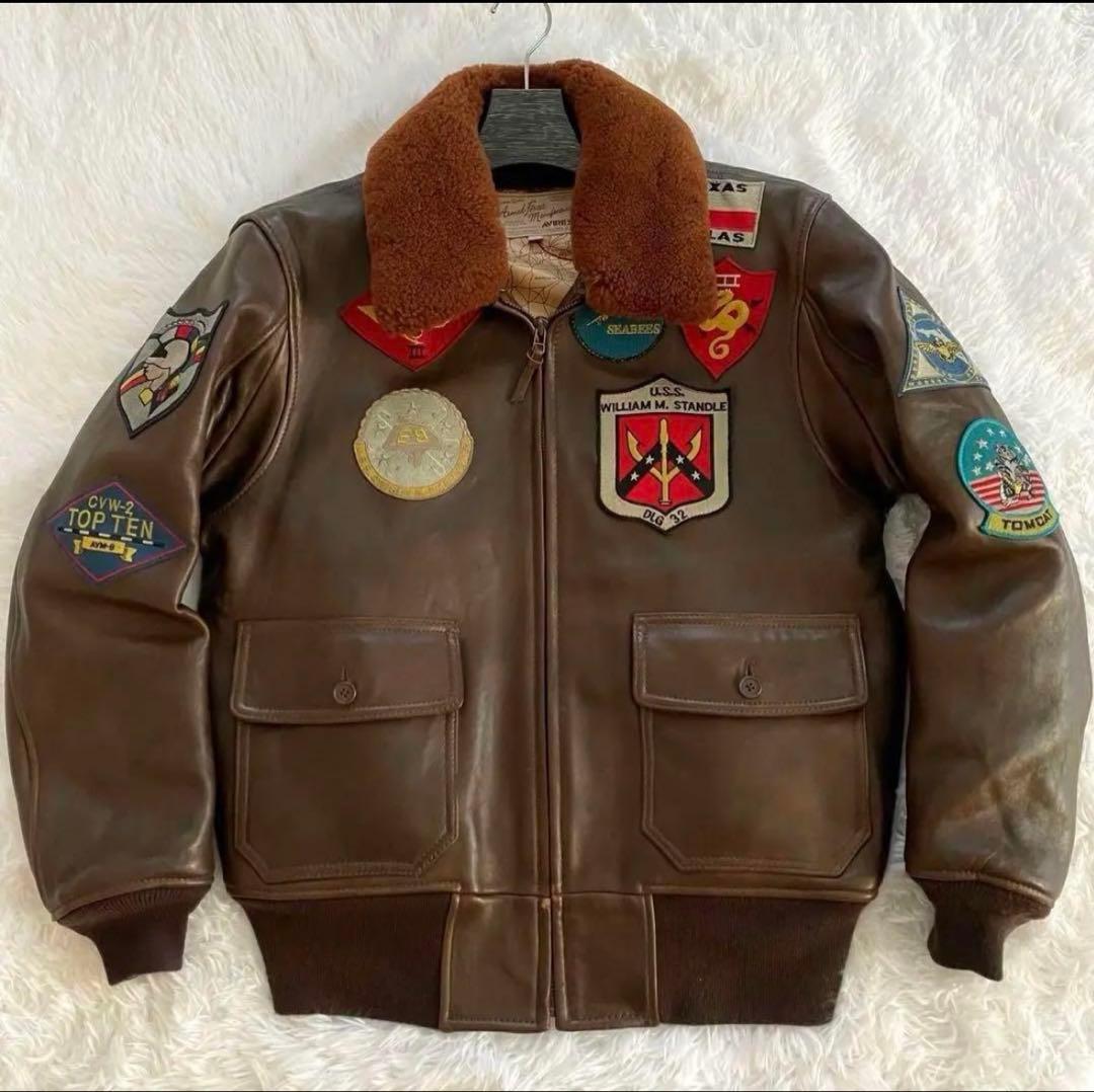 アヴィレックス フライトジャケット G-1 ラムレザー トップガンモデル