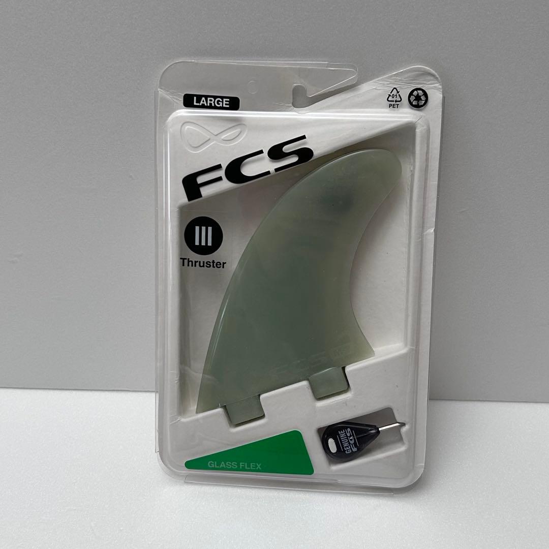 ① FCS M7 NATURAL GLASS FLEX TRI FIN SET