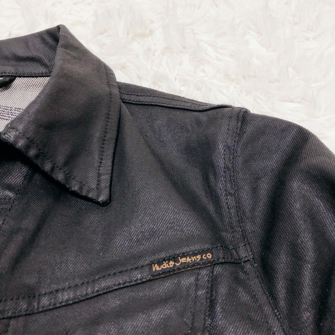 ヌーディージーンズ　Ｇジャン　コーティング加工　デニム　ジャケット　 コニー