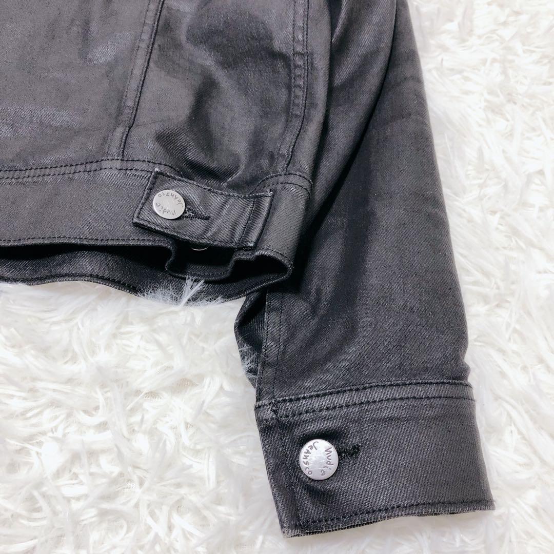 ヌーディージーンズ　Ｇジャン　コーティング加工　デニム　ジャケット　 コニー