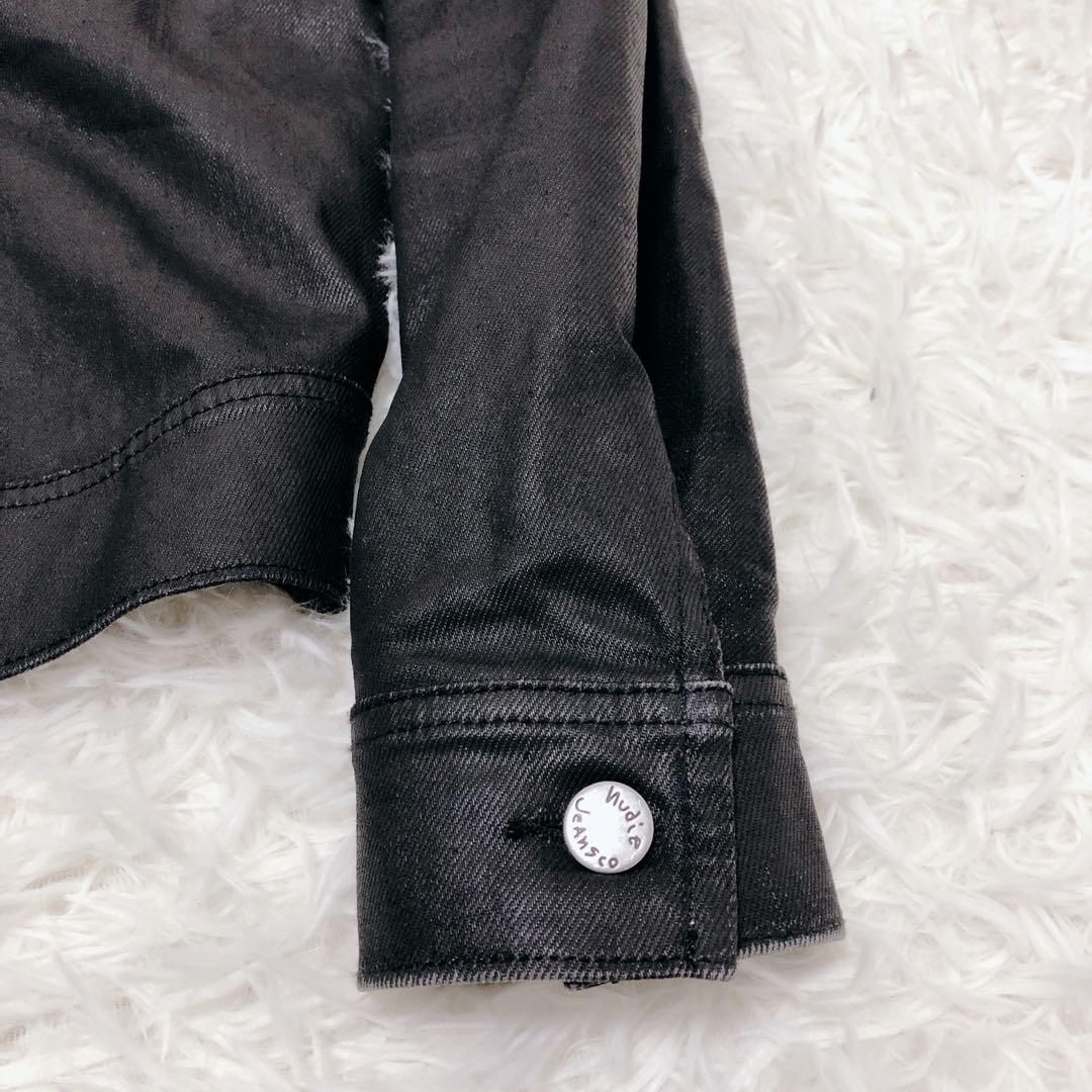 ヌーディージーンズ　Ｇジャン　コーティング加工　デニム　ジャケット　 コニー