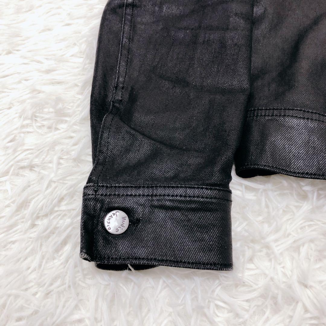 ヌーディージーンズ　Ｇジャン　コーティング加工　デニム　ジャケット　 コニー