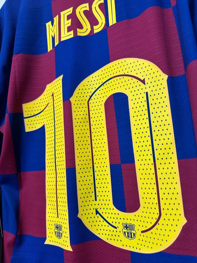 【メッシ#10】バルセロナ 選手支給ユニフォーム 19/20 長袖Mサイズ