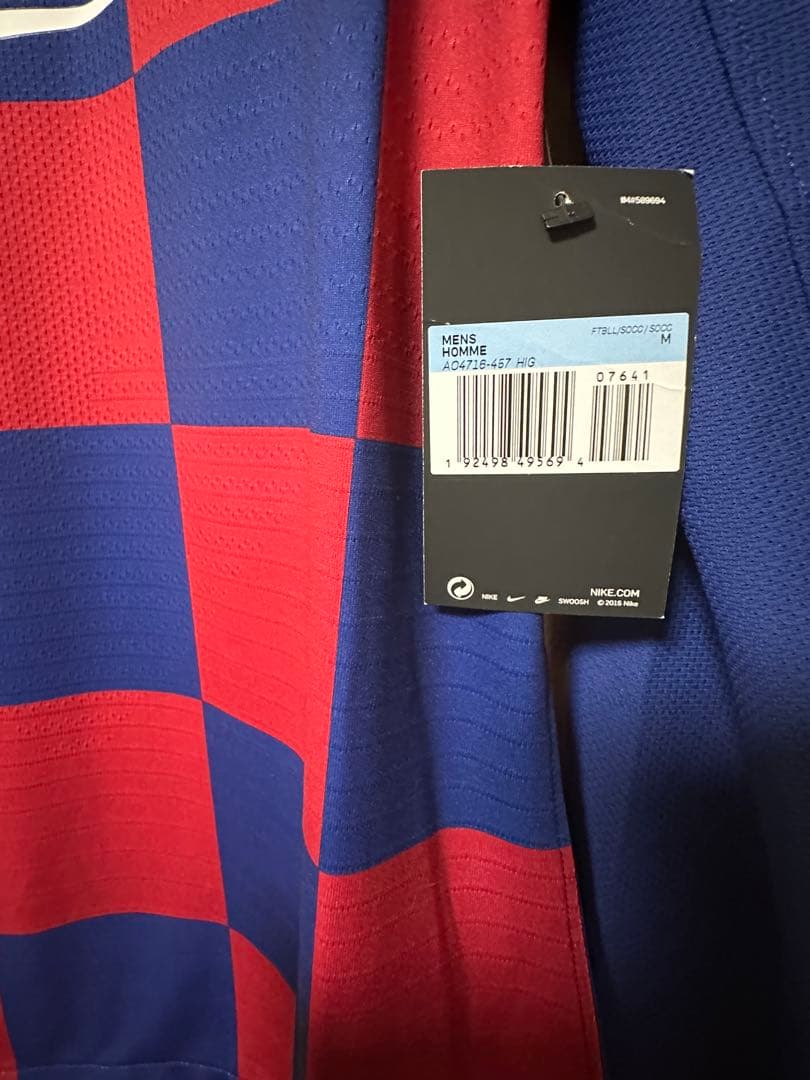 【メッシ#10】バルセロナ 選手支給ユニフォーム 19/20 長袖Mサイズ