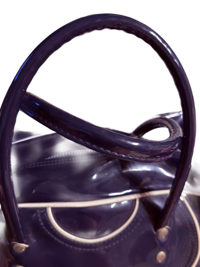 ☆希少☆ ビンテージ　70s/ addidas エナメルバッグ　ネイビー