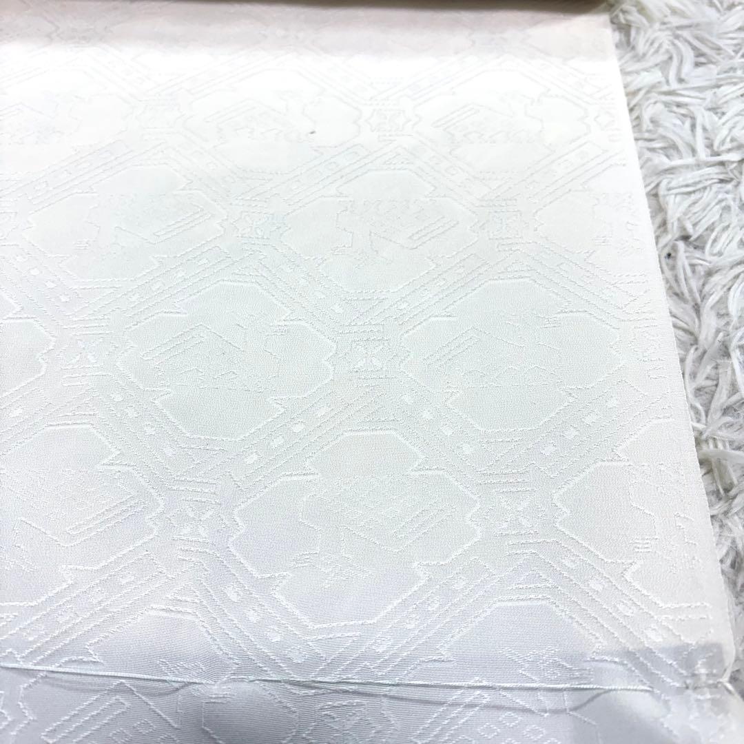 uri様 正絹 伊と幸　承華縮緬 　白生地 反物　一反 シルク100%