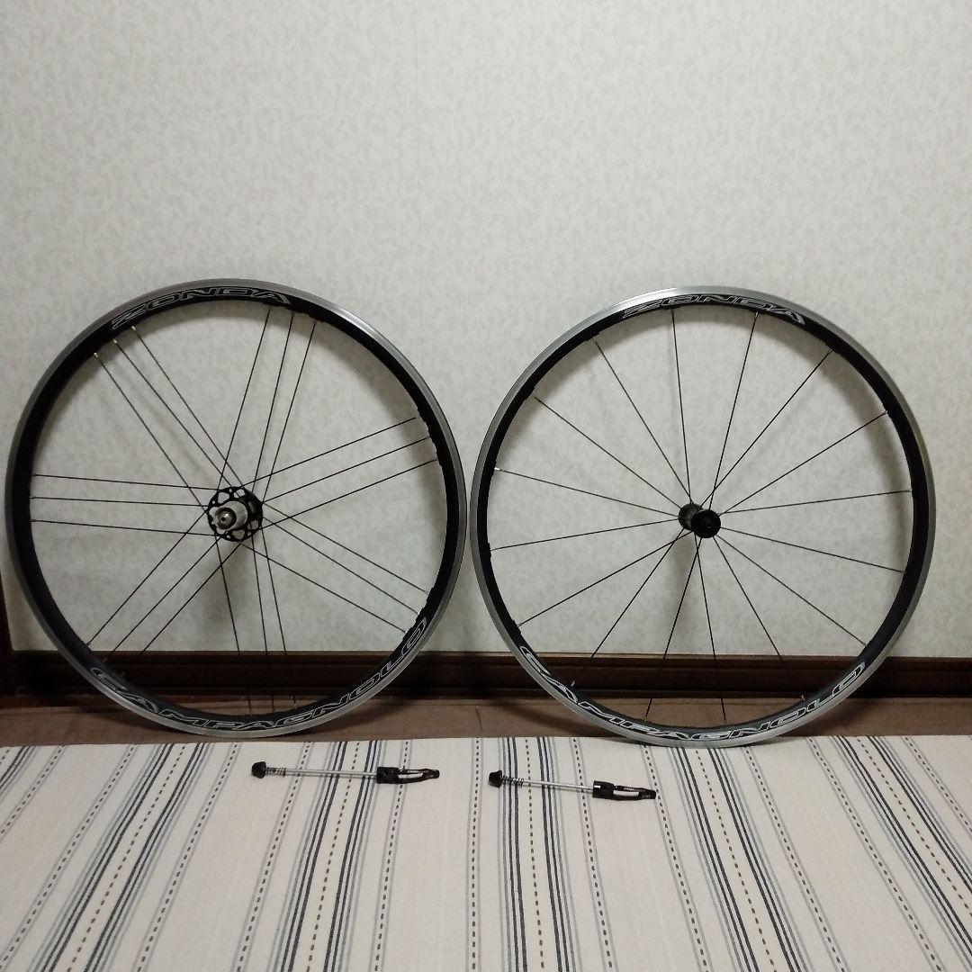 Campagnolo Zondaホイール前後セット622×17C 走行距離70K