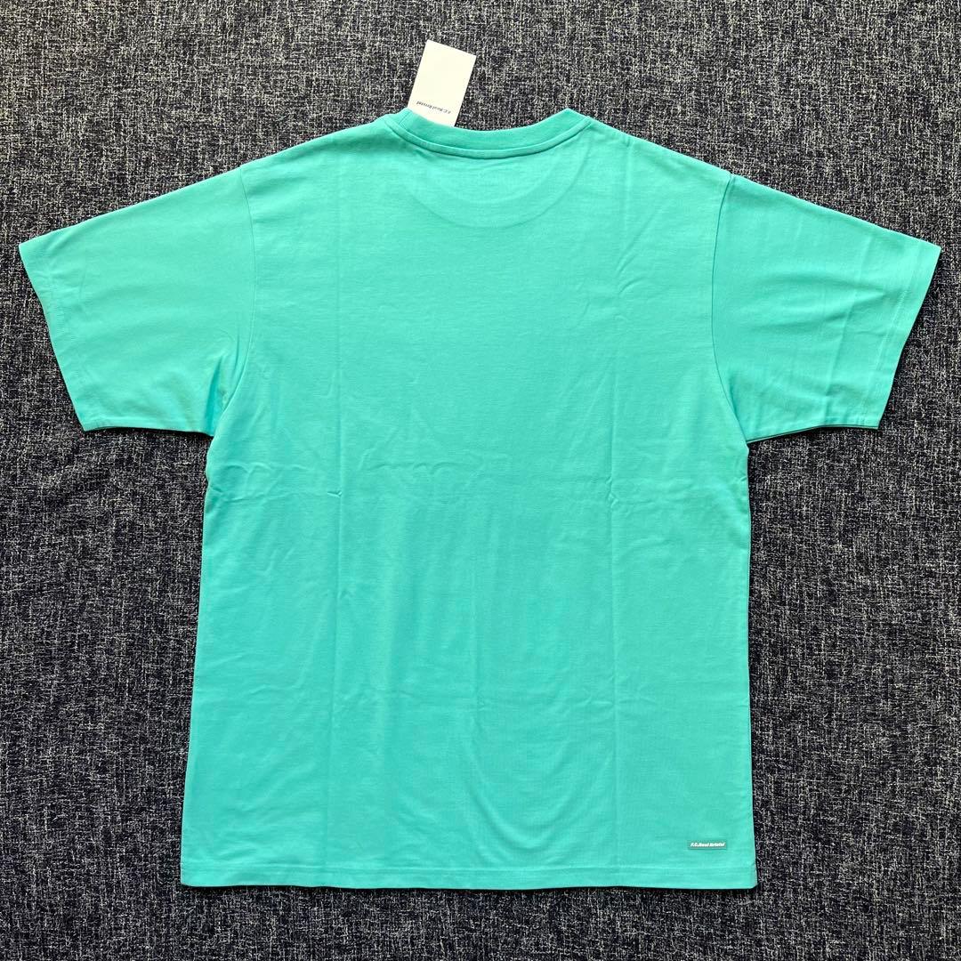 [XL]新品未使用タグ付きF.C.Real Bristol ターコイズ Tシャツ