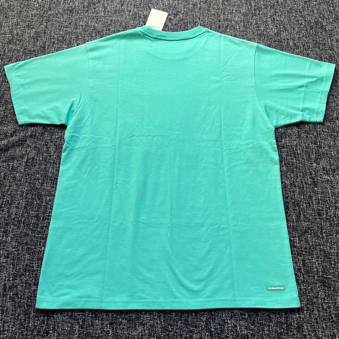 [XL]新品未使用タグ付きF.C.Real Bristol ターコイズ Tシャツ