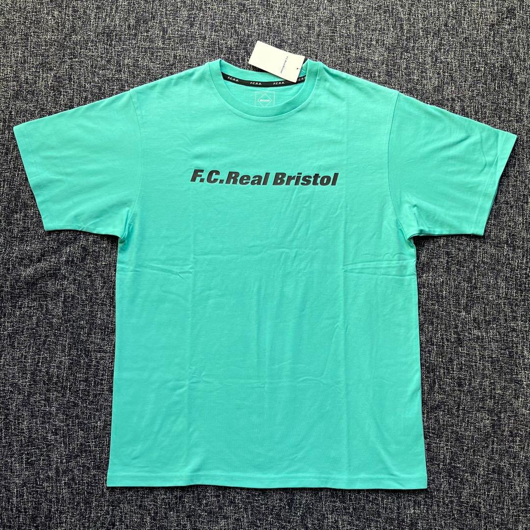 [XL]新品未使用タグ付きF.C.Real Bristol ターコイズ Tシャツ