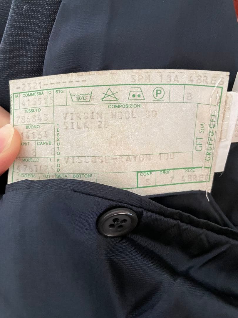 Giorgio Armani ダークネイビー セットアップ 48 L