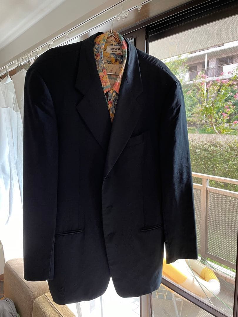 Giorgio Armani ダークネイビー セットアップ 48 L