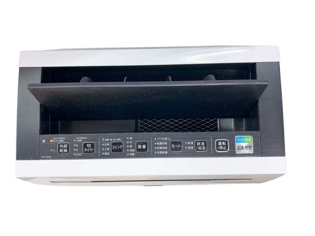 12ABM001 2022年製 SHARP 除加湿空気清浄機 KC-HD70-W