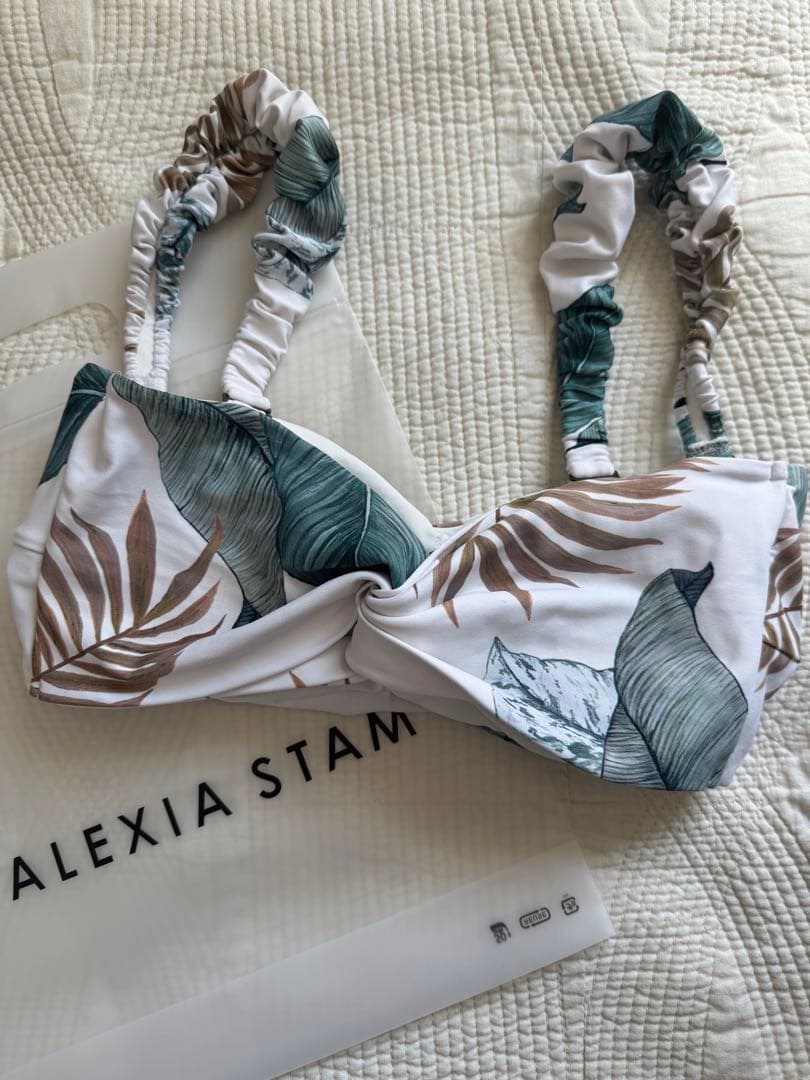 ALEXIA STAM 葉柄セパレート水着