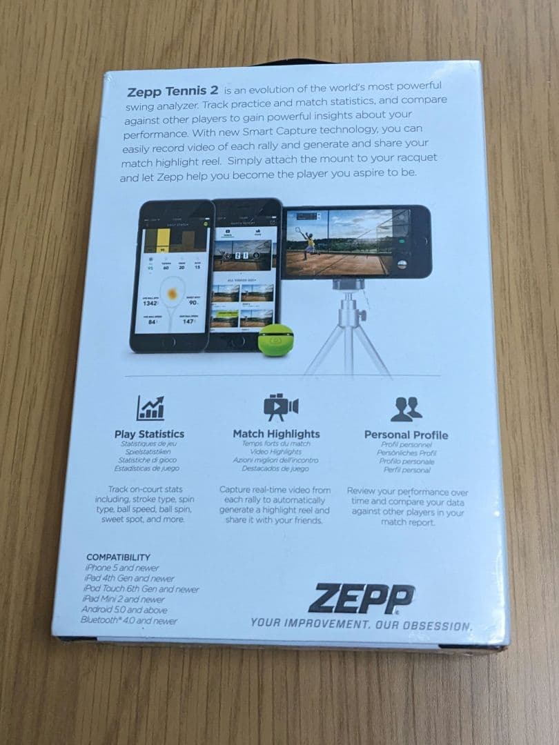 Zepp Tennis 2 ヘッドテニスセンサー