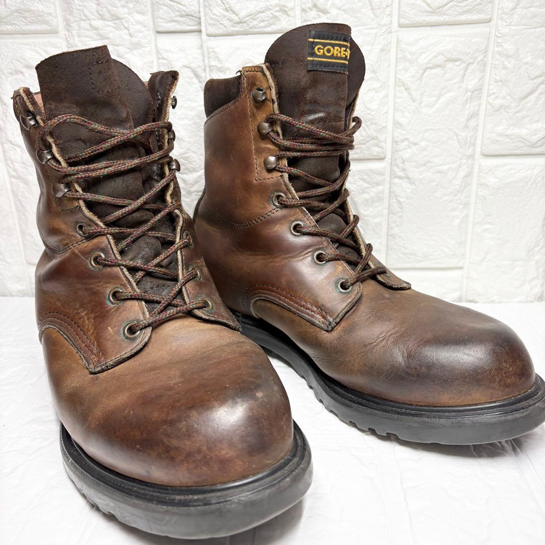 【USA製】 90s RED WING GORE-TEX ワークブーツ 羽タグ