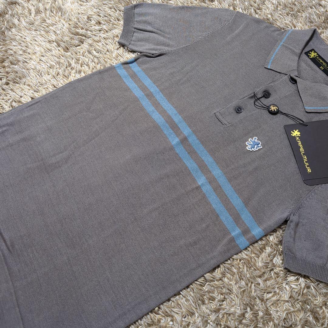 KAPELMUUR 新品未使用 ゴルフウェア ニットポロシャツ XS 色褪せ有