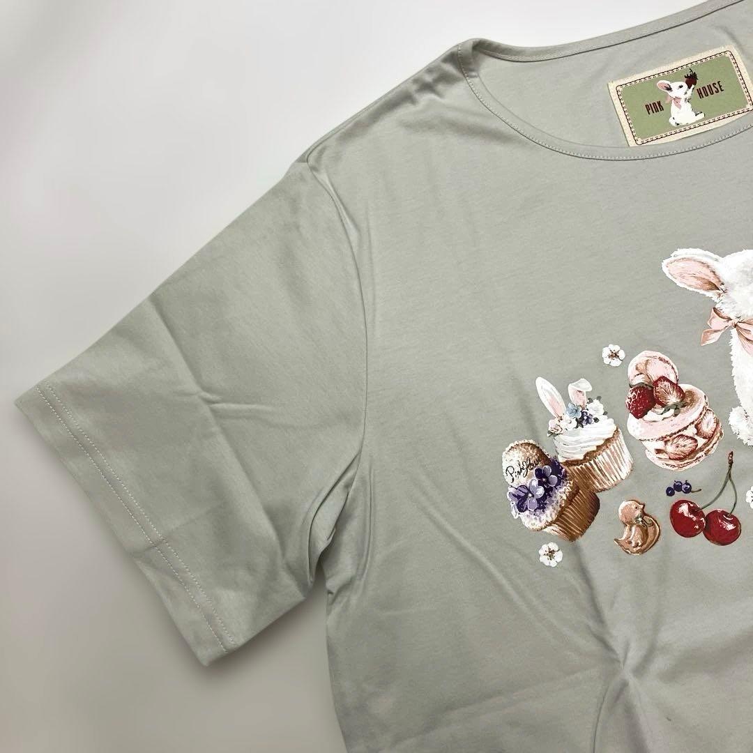 ピンクハウス うさちゃんスイーツプリント 半袖カットソー/2025年 春
